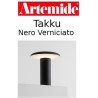 Artemide Takku nero verniciato