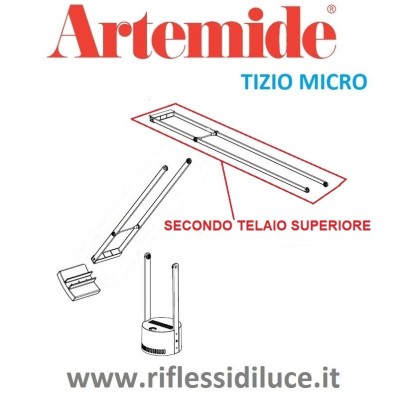 ARTEMIDE TIZIO MICRO BIANCA SECONDO TELAIO SUPERIORE