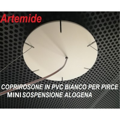 Artemide coprirosone di ricambio per pirce mini sospensione alogena