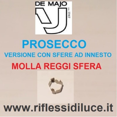 De Majo molla reggi sfere per prosecco con attacco ad innesto