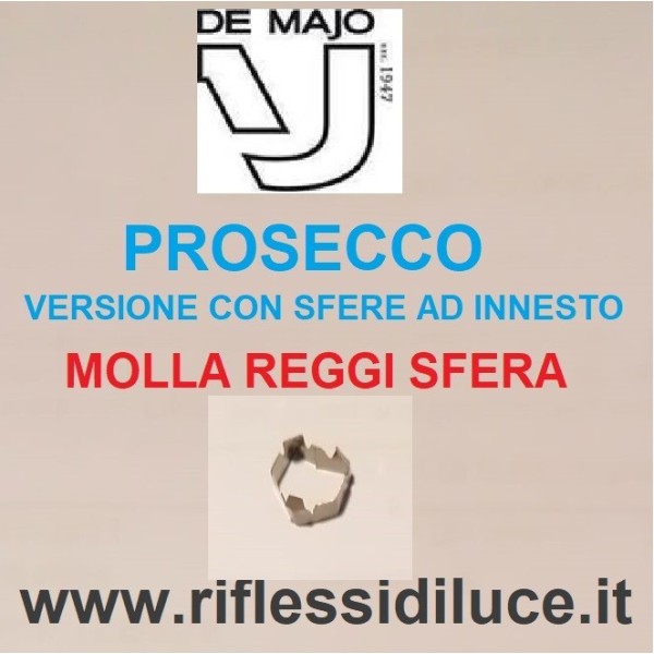 De Majo molla reggi sfere per prosecco con attacco ad innesto