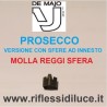 De Majo ricambio molla in acciaio per attacco sfere a prosecco ad innesto