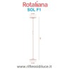 Rotaliana lampada da terra SOL F1 dimensioni