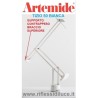 Artemide Tizio 50 bianca supporto contrappeso braccio superiore