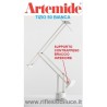 Artemide Tizio 50 bianca supporto contrappeso braccio inferiore