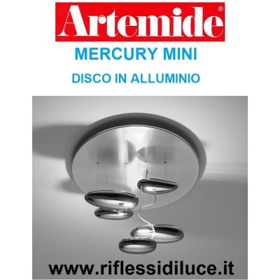 Artemide Mercury mini disco di alluminio di ricambio Artemide Mercury mini disco di alluminio di ricambio