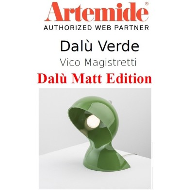 Artemide lumetto Dalù colore verde matt edition