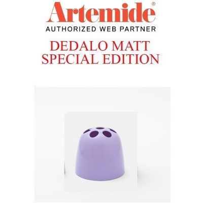 Artemide portaombrelli Dedalo, colore lilla matt edition