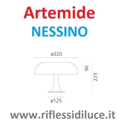 Artemide|Nessino|portalampada di ricambio|ricambi a salerno|