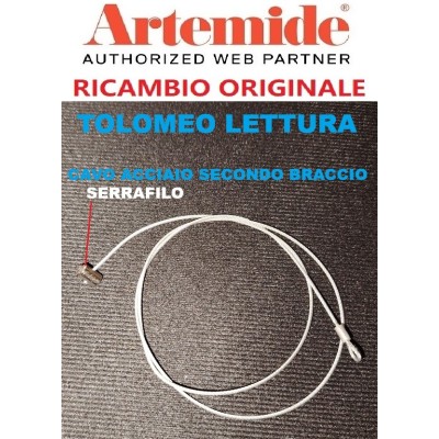 Artemide|ricambio|cavi acciaio|tolomeo lettura|vendita|salerno|prezzo|