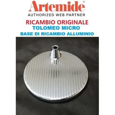Artemide base Tolomeo micro alluminio