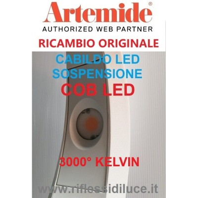 Artemide ricambio originale per Cabildo, cob led 3000 gradi Kelvin