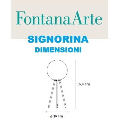 Fontana arte|signorina|lumetto da tavolo|prezzo scontato|salerno