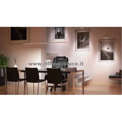 RIFLESSI TONDO LED MT 2 24W SCHERMO TRASPARENTE BIANCO CALDO
