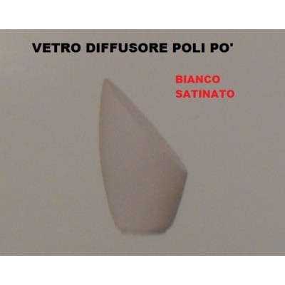 DE MAJO POLI PO' VETRO DIFFUSORE BIANCO SATINATO