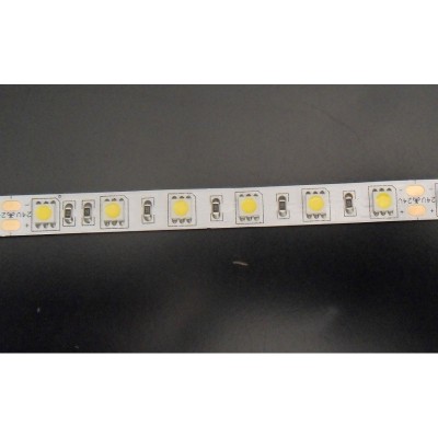 STRISCIA LED IP20 MT 1 24V SMD5050 14,4W/MT BIANCO CALDO