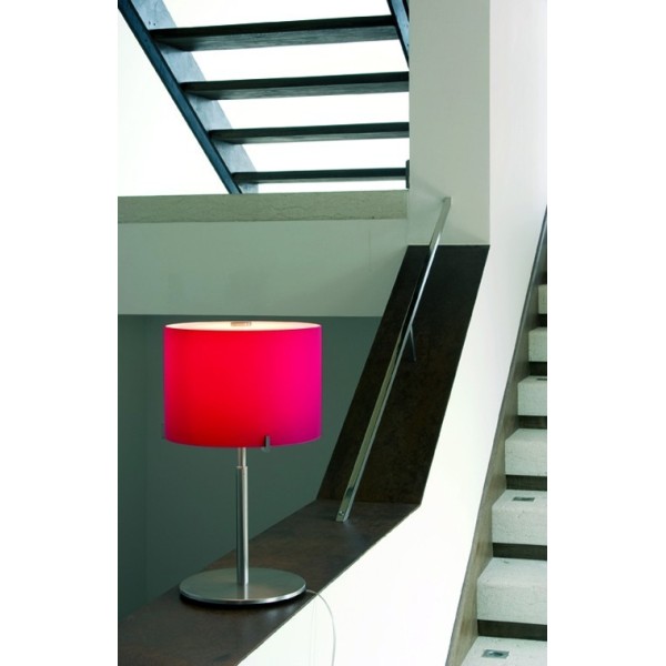 PRANDINA CPL TAVOLO T30 CROMO VETRO BIANCO OPALINO