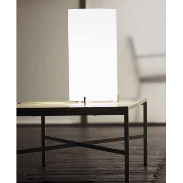 PRANDINA TAVOLO CPL T1 CROMO DIFFUSORE BIANCO OPALINO
