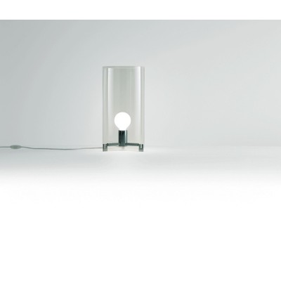 PRANDINA TAVOLO CPL T3 CROMO DIFFUSORE CRISTALLO TRASPARENTE