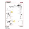 Esploso Tolomeo micro con particolare N° 13